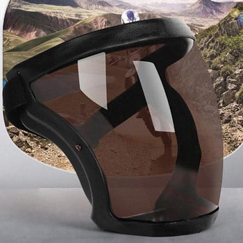 Super Protective Anti-Fog Face Shield Welding Mask Διάφανο κράνος ανθεκτικό στη σκόνη Άνετο Προστατεύει τα μάτια Κάλυμμα Μάσκα προσώπου 1τμχ