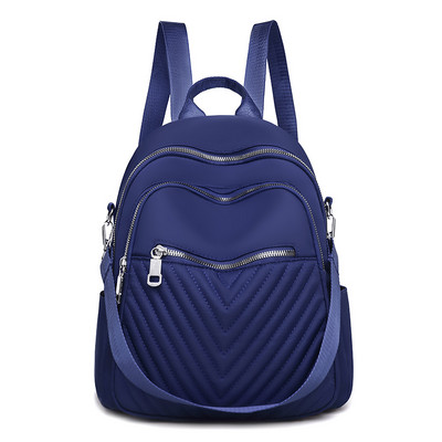 Luxus, több zsebes női utazási hátizsák Divat alkalmi lányok kis hátizsák, tartós szövet, oxfordi női hátizsák