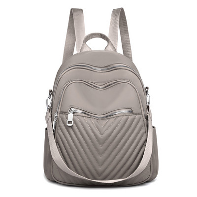 Luxus, több zsebes női utazási hátizsák Divat alkalmi lányok kis hátizsák, tartós szövet, oxfordi női hátizsák