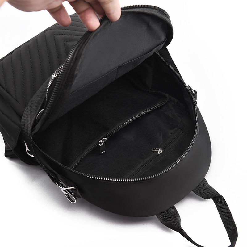 Luxus, több zsebes női utazási hátizsák Divat alkalmi lányok kis hátizsák, tartós szövet, oxfordi női hátizsák