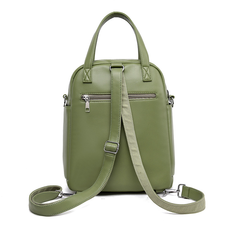 2023. gada sieviešu plecu soma mugursoma Augstas kvalitātes ādas modes skolas roktura mugursomas Sieviešu, gadījuma, liela ietilpība