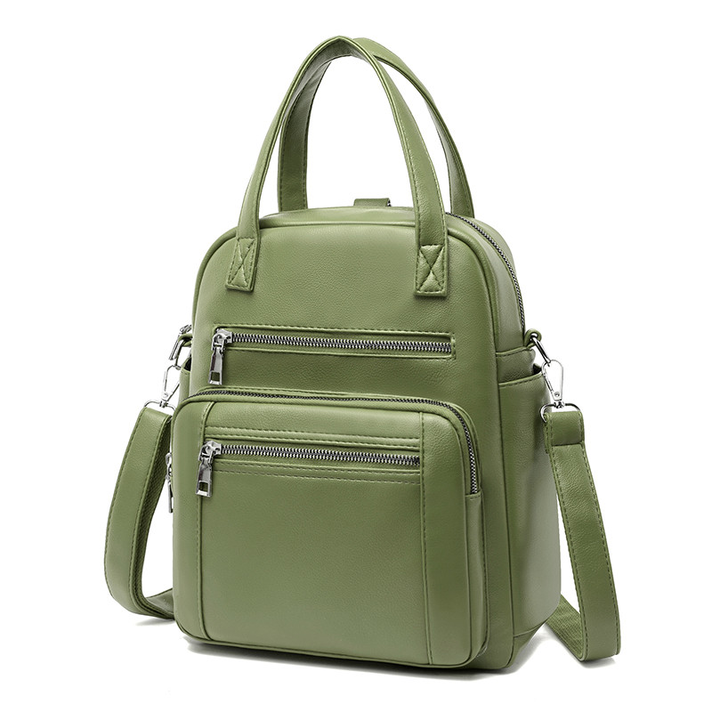 2023. gada sieviešu plecu soma mugursoma Augstas kvalitātes ādas modes skolas roktura mugursomas Sieviešu, gadījuma, liela ietilpība