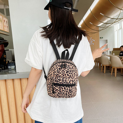 Stiilne naiste lilleprintimine lõuendiga seljakott Preppy Style vabaaja õpilastele väikesed käekotid Mini seljakott seljakott tänavariided