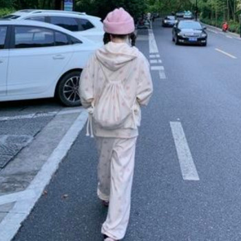 Японска ежедневна универсална сладка звездна ученическа чанта Модерна сладка мода Y2k Естетични чанти за през рамо Корейски раници с шнурове Дамски