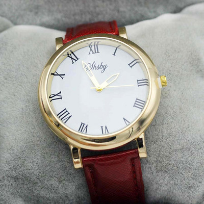 Shsby spilgti ādas siksniņas pulksteņi Rose Gold sieviešu kleitas pulkstenis romiešu meitene Ikdienas rokas pulkstenis Lady Rhinestone kvarca pulkstenis