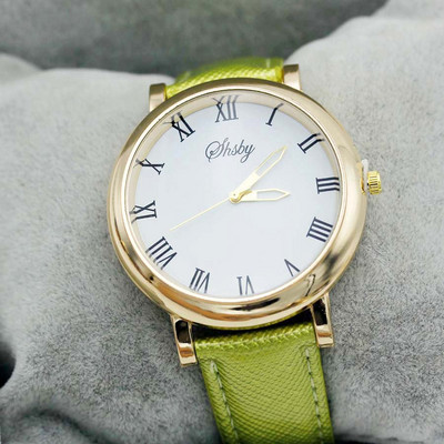 Shsby spilgti ādas siksniņas pulksteņi Rose Gold sieviešu kleitas pulkstenis romiešu meitene Ikdienas rokas pulkstenis Lady Rhinestone kvarca pulkstenis