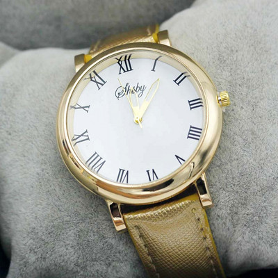 Shsby spilgti ādas siksniņas pulksteņi Rose Gold sieviešu kleitas pulkstenis romiešu meitene Ikdienas rokas pulkstenis Lady Rhinestone kvarca pulkstenis