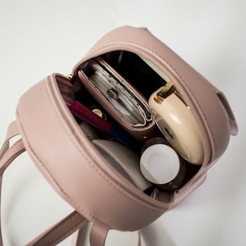 Μίνι γυναικείο σακίδιο πλάτης τσάντα χιαστί PU Δερμάτινο πολυλειτουργικό μικρό σχολικό σακίδιο πλάτης Τσάντες ώμου για γυναίκες Γυναικείο πακέτο θήκης τηλεφώνου