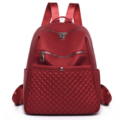 Luksusa dimanta režģa dizains sievietēm ceļojumu mugursoma Mode ikdienas meiteņu skolas mugursoma, izturīga auduma Oksfordas sieviešu mugursoma