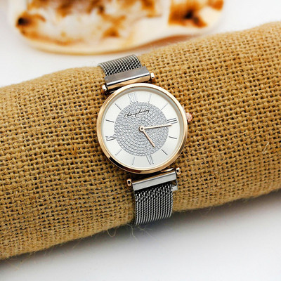 Naiste ehted Magnetvõrgust vöökellad vabaaja kvartsist käevõru Kellad Naiste tähistaevas kell Luksuslik naiste kleit Käekellad