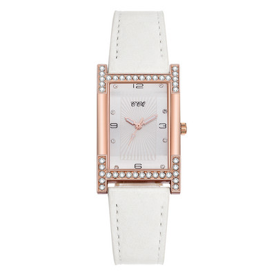 Sieviešu kleita kvarca kristāla pulkstenis pāri rokassprādzes pulksteņi ādas taisnstūris sieviešu pulkstenis ikdienas sieviešu kvadrātveida rokas pulkstenis