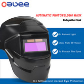 Oauee hegesztősisak hegesztő maszk kaméleon nagy nézet True Color Solar Power automatikus sötétítő hegesztő maszk ívhegesztési csiszoláshoz