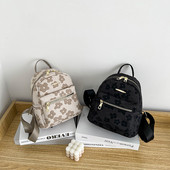 Alkalmi virágnyomtatás divatos hátizsákok egyszínű kis iskolatáskák tinédzser lányoknak vászon női válltáskák hátizsák