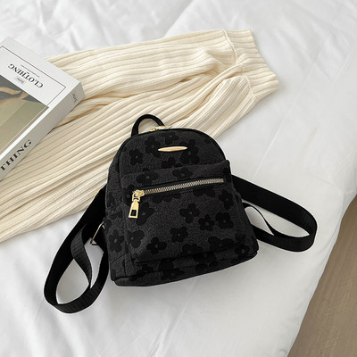 Alkalmi virágnyomtatás divatos hátizsákok egyszínű kis iskolatáskák tinédzser lányoknak vászon női válltáskák hátizsák