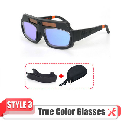 Cască de sudură nouă Mască de sudor Cameleon Vedere mare Culoare adevărată Energie solară Întunecare automată Sudare mare pentru sudare cu arc tăiere măcinare