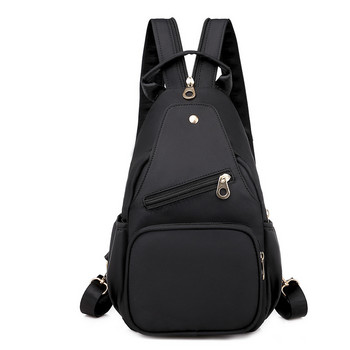 Дамска малка раница Гръдна чанта Слинг раница Ежедневна пътна чанта Обикновена оксфордска чанта Гърдна чанта през рамо за излизане пазаруване