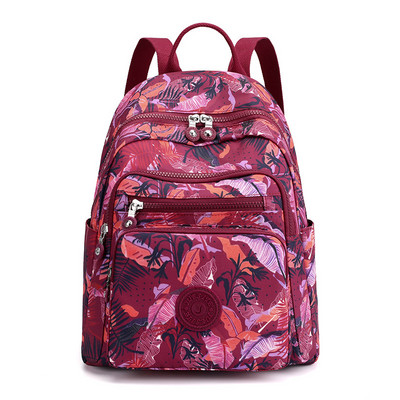 Női Luxus Nylon utazótáska Több zsebes iskolatáskák tinédzser lányoknak Sweet Balloon Print Hátizsákok sac a dos femme