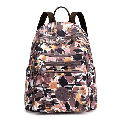 Női Luxus Nylon utazótáska Több zsebes iskolatáskák tinédzser lányoknak Sweet Balloon Print Hátizsákok sac a dos femme