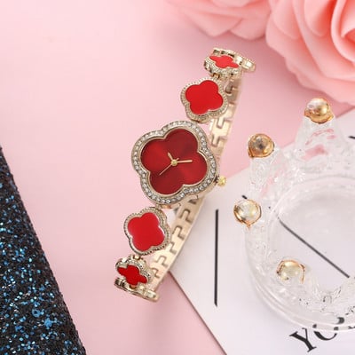 Ceasuri de damă, la modă nouă, ceas de cuarț, brățări, verde, simplu, aur roz, ceas de lux pentru femei, relogio feminino, ceasuri de mână