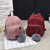 Női mini hátizsák kordbársony kis Crossbody táska tinédzser lányoknak csíkos puha szövet válltáska női gyerek telefon táska