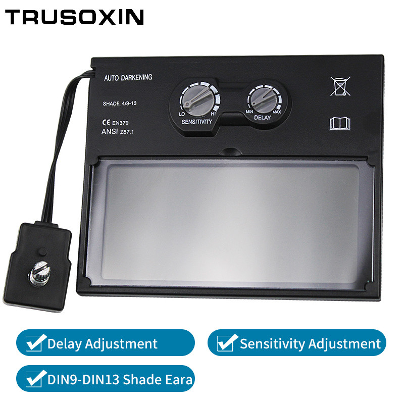 Solar Li Auto Darkening TIG MIG MMA Valódi színű hegesztősisakok/hegesztőszemüvegek/maszkok szemüvegek/szemüvegek hegesztőgépekhez