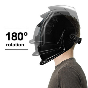 Mask Welder Protective Helmet Συγκόλληση αυτόματης σκουρότητας Συγκόλληση Headband Welding Cap