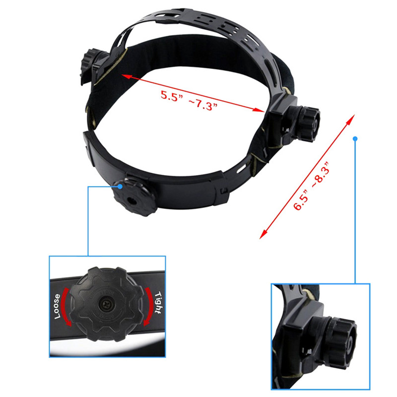 Maska Zavarivač Zaštitna kaciga s automatskim zatamnjivanjem Lemljenje Zavarivanje Traka za glavu Zavarivanje Kap