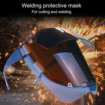 Επαγγελματική μάσκα αυτόματης συγκόλλησης με κεφαλή Προστατευτική μάσκα προστατευτικής μάσκας για κράνος συγκόλλησης με αντιθαμβωτικό φίλτρο