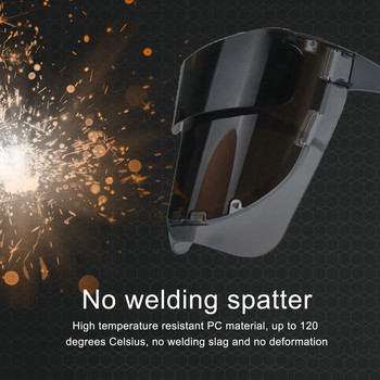Монтирана на главата професионална автоматична маска за заваряване Очила Светлинен филтър Противоотблясъци Заваръчна каска Оборудване Защитна маска