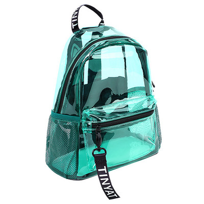 Divat átlátszó PVC női hátizsák New Trend átlátszó masszív hátizsák utazó iskolai hátizsák lányoknak, gyermek Mochila