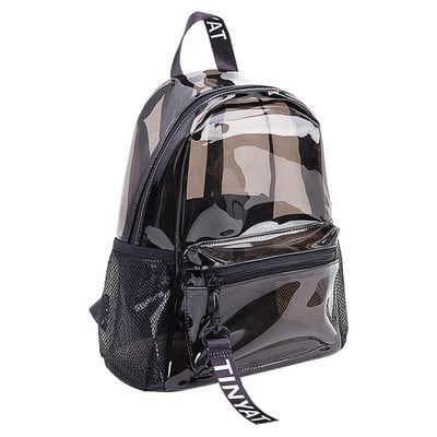 Divat átlátszó PVC női hátizsák New Trend átlátszó masszív hátizsák utazó iskolai hátizsák lányoknak, gyermek Mochila
