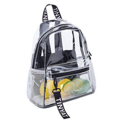 Divat átlátszó PVC női hátizsák New Trend átlátszó masszív hátizsák utazó iskolai hátizsák lányoknak, gyermek Mochila