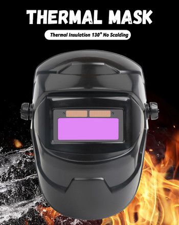 Заваръчен шлем Автоматично затъмняване Заваръчна маска Регулируеми заваръчни очила за електродъгово заваряване Шлифоване
