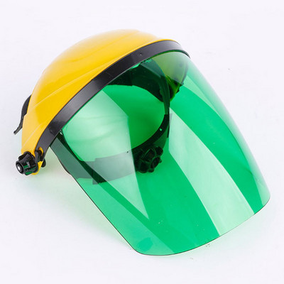 Műanyag hordozható átlátszó védő hegesztő arcvédő hegesztősisak Automatikusan sötétedő fröccsenésgátló biztonsági pajzs védőszemüveg eszköz