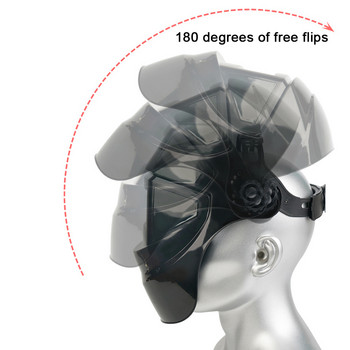 Μάσκες συγκόλλησης υπολογιστή Μεταβλητής ρύθμισης φωτός Μεγάλης όψης Αυτόματη σκουρόχρωμη μάσκα συγκόλλησης για κοπή με λείανση με συγκόλληση τόξου