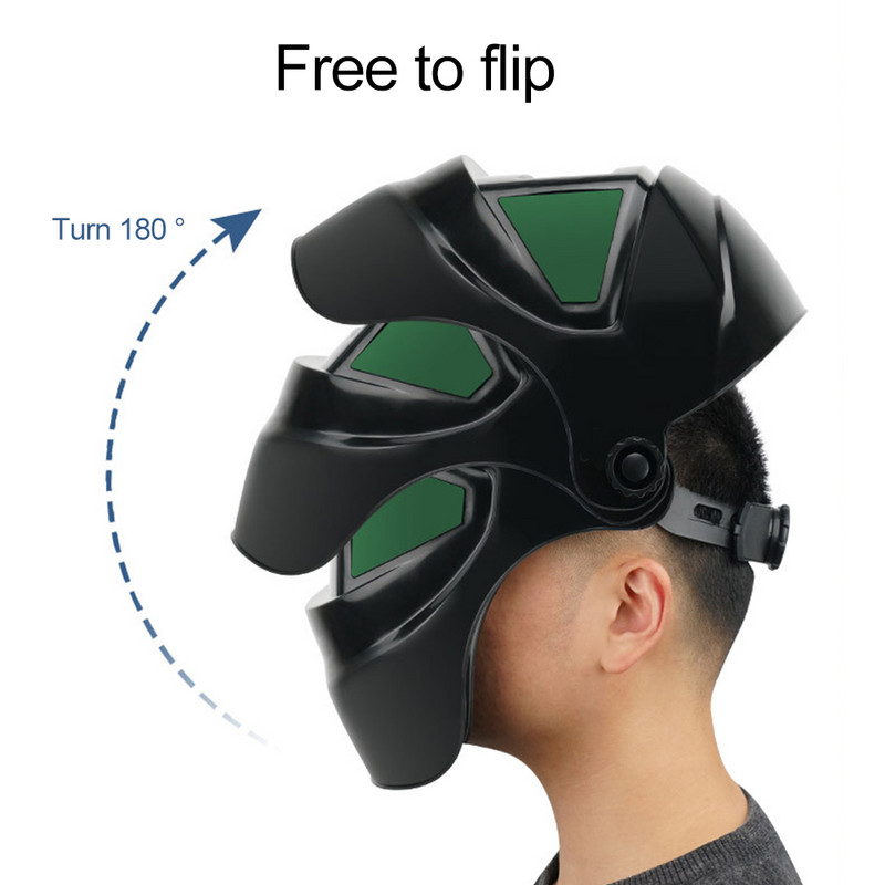 Metināšanas ķiveres metinātāja maska Hameleons ar lielu skatu saules enerģijas automātiskā aptumšošanās metināšanas maska loka metināšanai, slīpēšanai, griezumam, aptumšotām brillēm