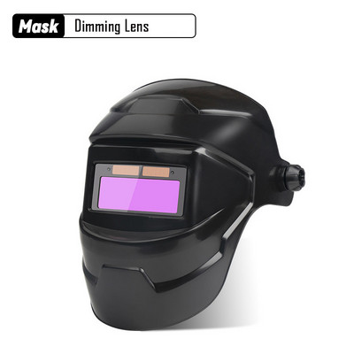 Hegesztő sisak hegesztő maszk kaméleon nagy nézet True Color Solar Power automatikus sötétítő hegesztő maszk ívhegesztéshez csiszolt vágáshoz