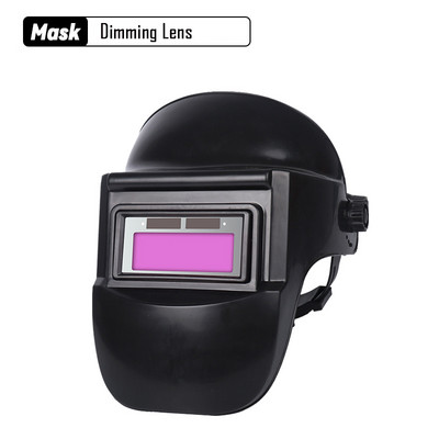 Hegesztő sisak hegesztő maszk kaméleon nagy nézet True Color Solar Power automatikus sötétítő hegesztő maszk ívhegesztéshez csiszolt vágáshoz