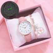 Gaiety márka 2 DB szett női karóra divatos bőr női kvarc karóra ruhaóra női óra lánynak Reloj Mujer doboz nélkül