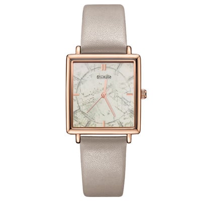 reloj mujer Ceas pătrat de modă pentru femei, ocazional, curea din piele, ceas de mână cu quartz, ceasuri de damă, brățară de aur, zegarek damski