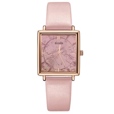 reloj mujer Ceas pătrat de modă pentru femei, ocazional, curea din piele, ceas de mână cu quartz, ceasuri de damă, brățară de aur, zegarek damski
