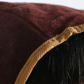 Cape Welder Hat Телешка кожа Качулка за заваряване Защитна огнеупорна защита на главата Протектор