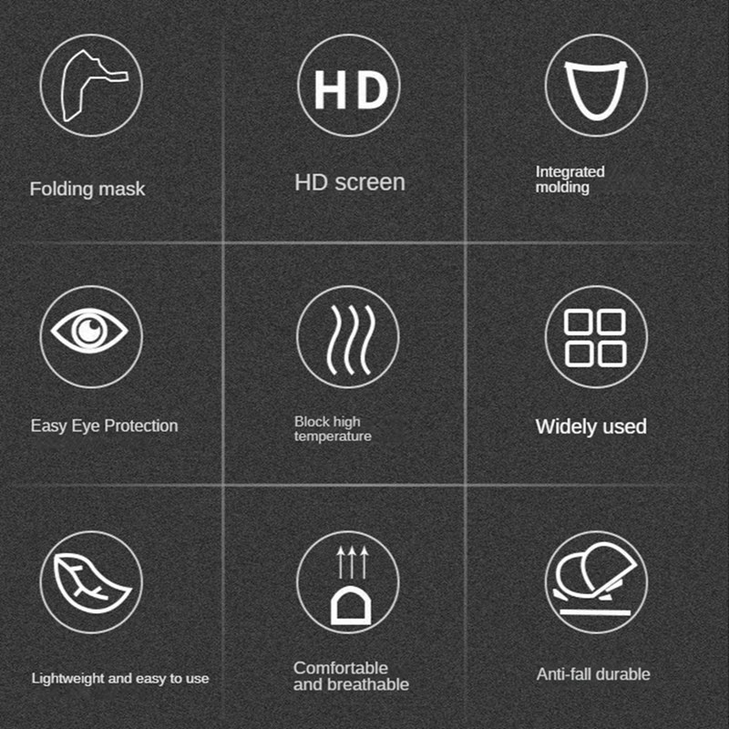 Zavarivačka kaciga Maska za zavarivanje Maska za zavarivanje s automatskom promjenom svjetla Zavarivačka kaciga Maska za zavarivanje PP za elektrolučno zavarivanje Brušenje