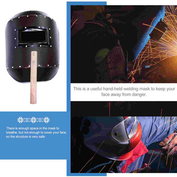 Μάσκα συγκόλλησης Καπέλο ασφαλείας Welders Πρόσωπο Αξεσουάρ οθόνης Προστασία Ηλεκτρική συγκόλληση