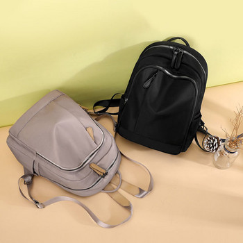 Νέα κορεατική έκδοση της υφασμάτινης σχολικής τσάντας Oxford μονόχρωμη γυναικεία τσάντα πλάτης ταξιδιού για γυναίκες