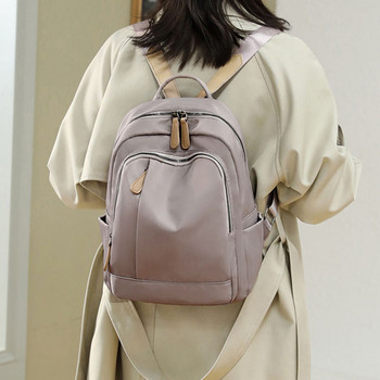 Нова корейска версия на модна ученическа чанта от оксфордски плат, едноцветни универсални дамски чанти за раница за жени