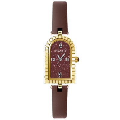 reloj mujer Modes Rozā zelta rokas pulkstenis sievietēm Ādas siksniņas kvarca rokas pulkstenis Sieviešu zelta rokassprādzes pulksteņi relogio feminino