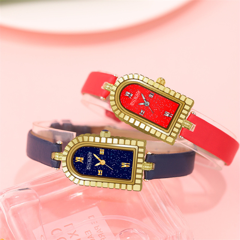 reloj mujer Modes Rozā zelta rokas pulkstenis sievietēm Ādas siksniņas kvarca rokas pulkstenis Sieviešu zelta rokassprādzes pulksteņi relogio feminino