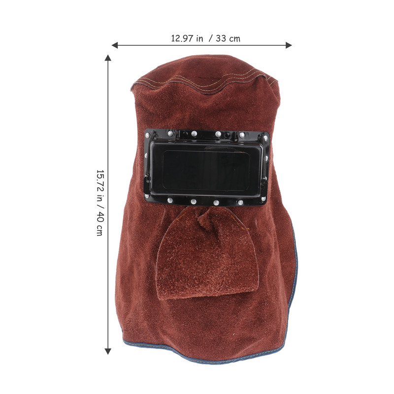 Keevitaja kork Keevitustarvikud Lehmanahast müts Silmakaitsevahendid Keevitamine Pannkoogikeevitus