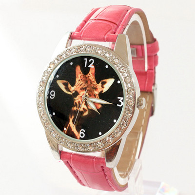 Populārākais zīmols Bērnu bērnu modes pulksteņi Kvarca ādas siksniņas rokas pulkstenis Zēniem Meiteņu pulksteņi multfilmu pulksteņi zirga ciparnīca